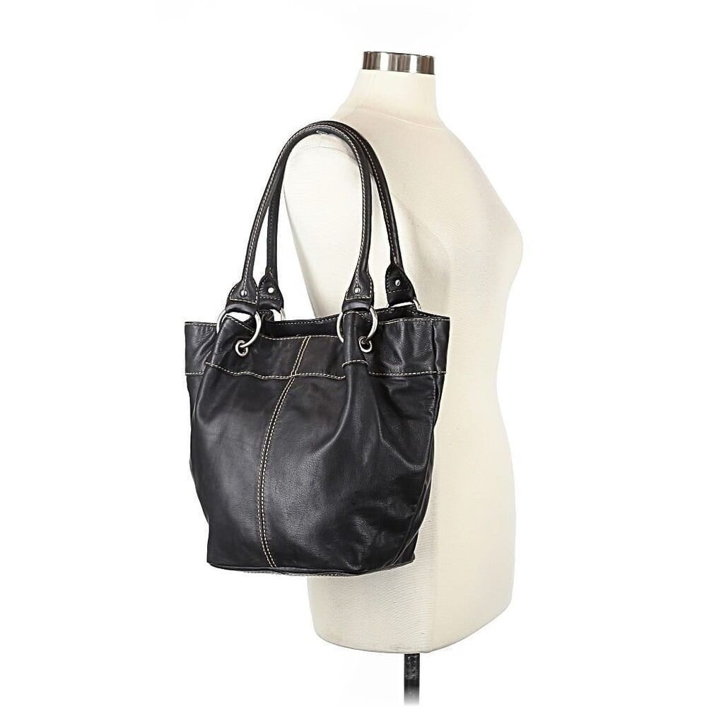 Tignanello One Size Leather Black Tote